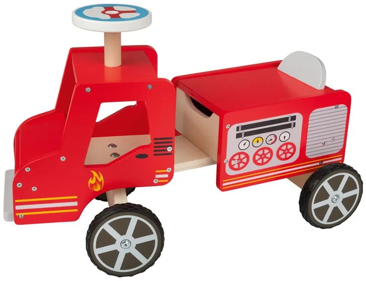 Playtive Drevené odrážadlo Ride-On Truck (červená)  (100372860)