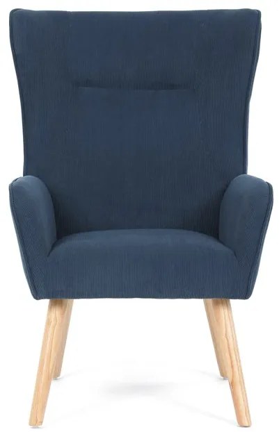 Autronic BONTEC Kreslo ušiak, modrá, menčestrová látka, AK-314 BLUE2 Farba: Ružová