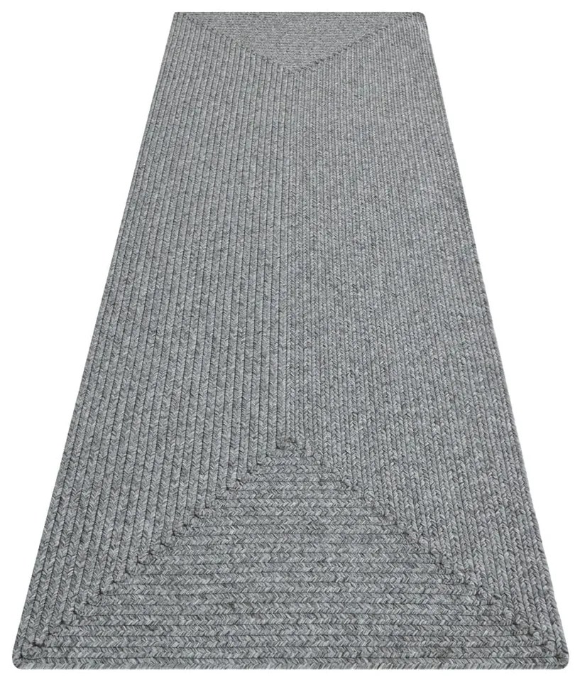 Sivý vonkajší koberec behúň 200x80 cm - NORTHRUGS
