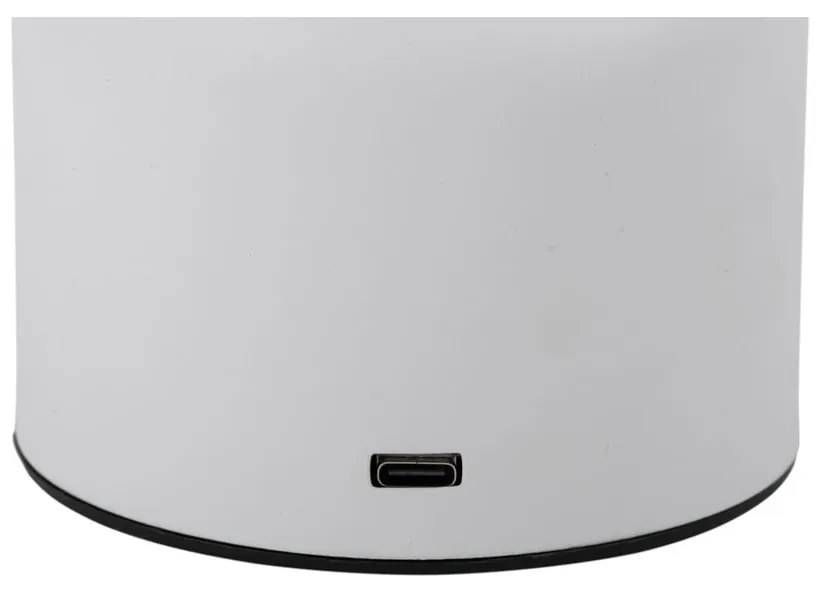 Biela LED stolová lampa (výška 15 cm) Impetu – Leitmotiv