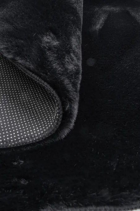 Koberec RABBIT black kruh