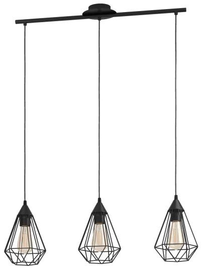 Eglo 94189 - Luster TARBES 3xE27/60W/230V