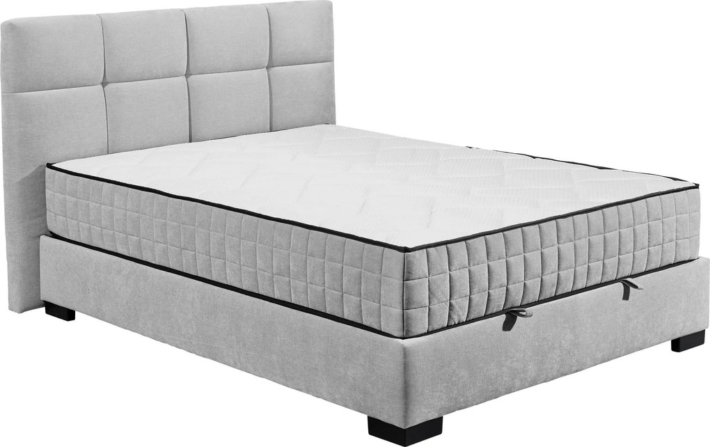 XXXLutz AMERICKÁ POSTEĽ, 120/200 cm, svetlosivá MID.YOU - Online Only spálne - 002220053402