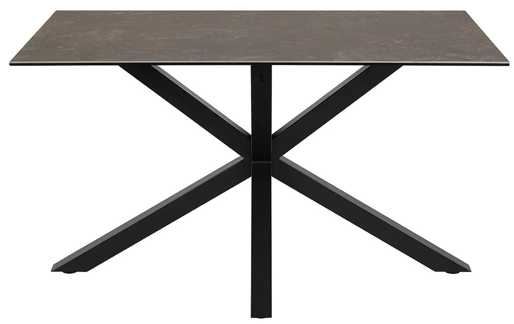 Jedálenský stôl Heaven 135 cm čierny