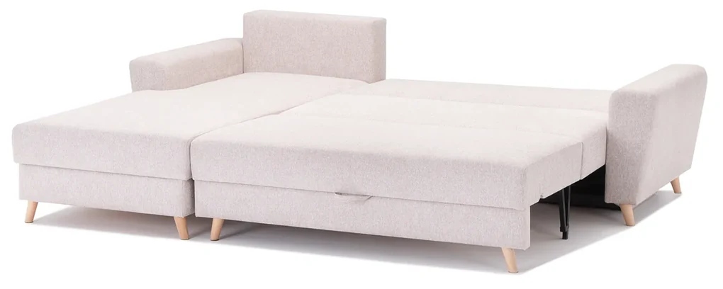 PROXIMA.store - Škandinávsky rozkladací rohový gauč MADERA DRUH LÁTKY: PIANO - 26