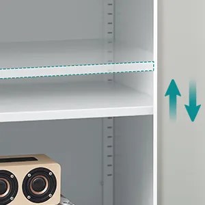 Kancelářská komoda Pasty šedá