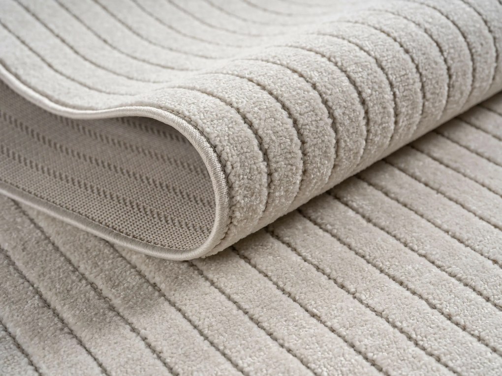 Ayyildiz, Behúň Nova 1202 cream - na von aj na doma, 80x250, biela, chodba / predsieň