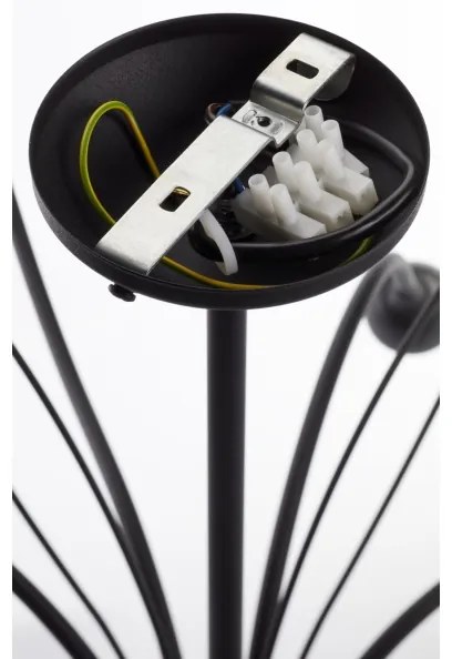 Jupiter 2056 - Luster na tyči GLORIOSA 10xG9/14W/230V čierna