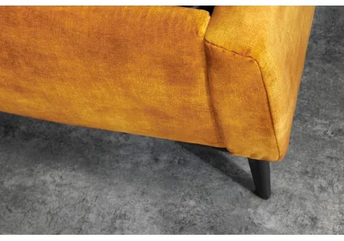 Posteľ 41667 180x200cm Boutique Zamat Žltá - Komfort-nábytok