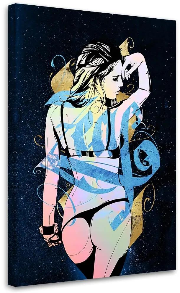 Gario Obraz na plátne Kresba ženy s chrbtom - Nikita Abakumov Rozmery: 40 x 60 cm