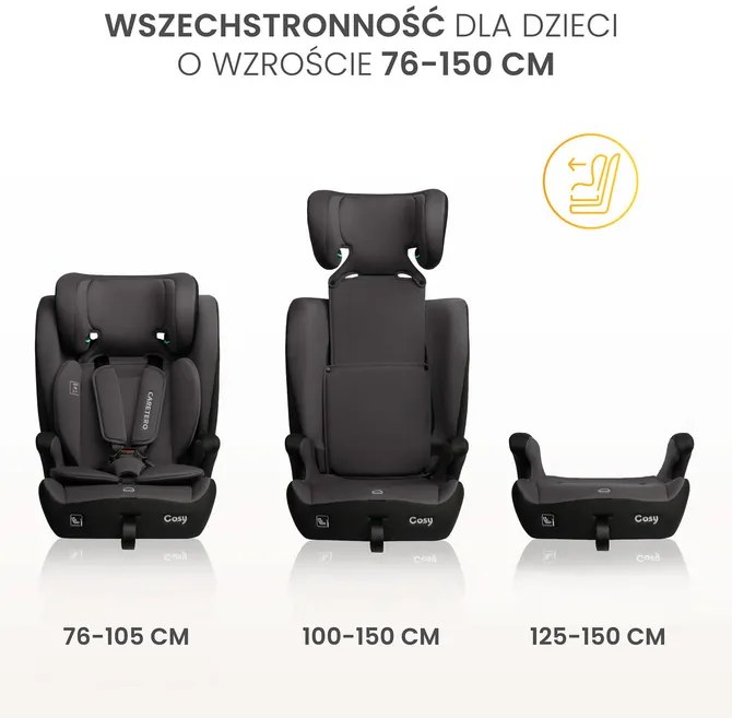 CARETERO AUTOSEDAČKA COSY I-SIZE PURPLE (76-150)