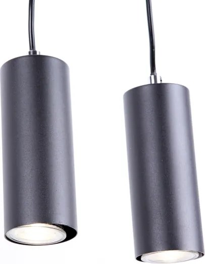 Globo 57911-4HB - Luster na lanku ROBBY 4xGU10/35W/230V čierna