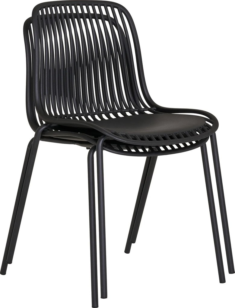 Záhradná stolička Badelia (čierna). Akcia -10%. Vlastná spoľahlivá doprava až k Vám domov. 1146703