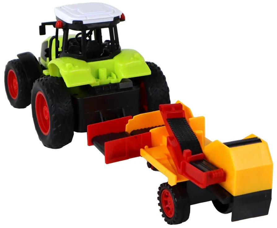 Lean Toys Traktor s prívesom na diaľkové ovládanie 1:16
