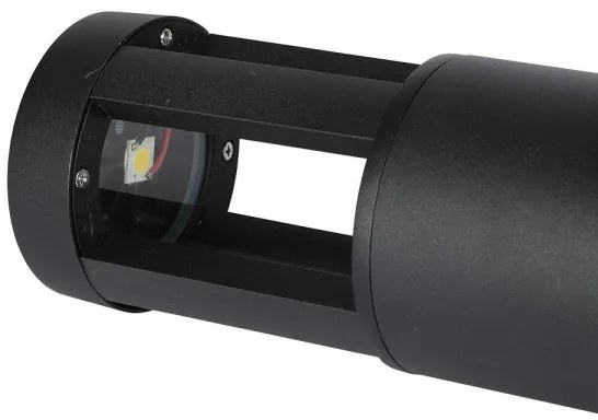 LED Vonkajšia lampa LED/10W/230V 25cm 3000K IP65 čierna