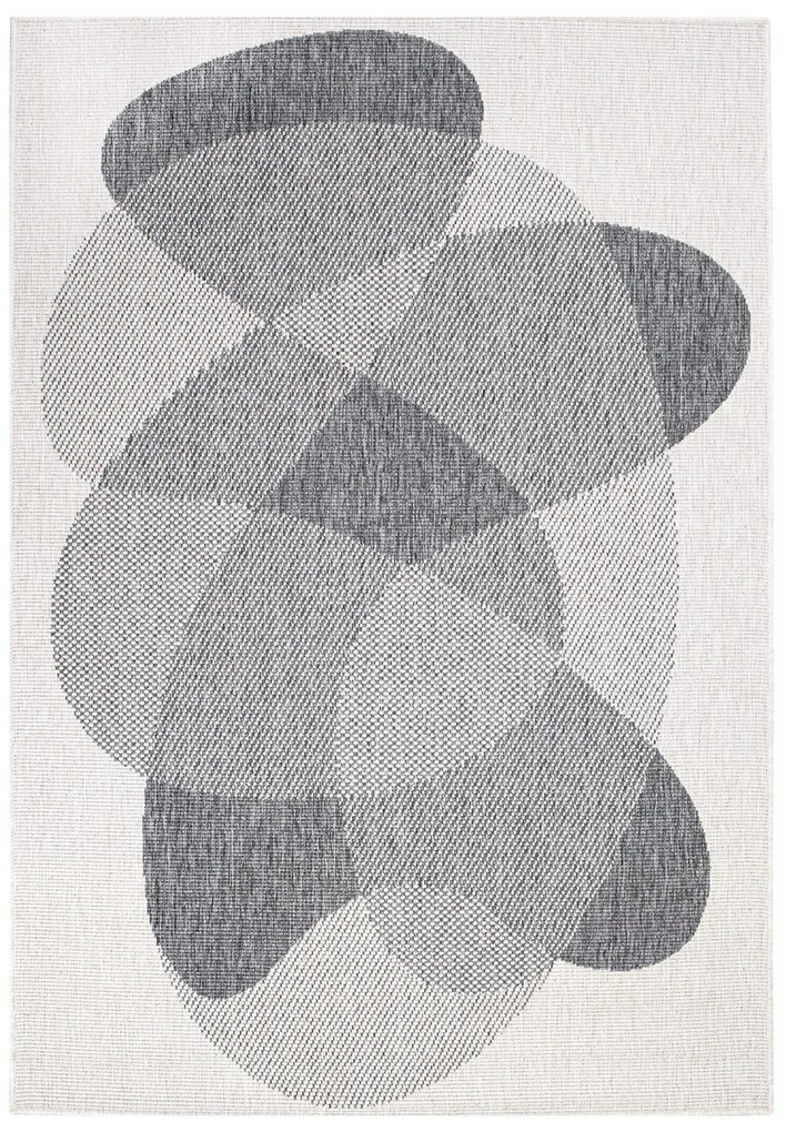 Dekorstudio Obojstranný koberec na terasu DuoRug 5835 - sivý Rozmer koberca: 200x290cm