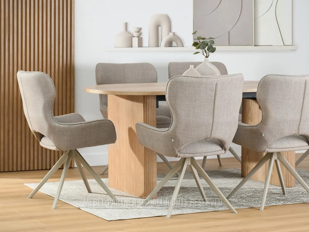 Stolička Marge (béžová + béžová). Akcia -13%. Vlastná spoľahlivá doprava až k Vám domov. 1111155