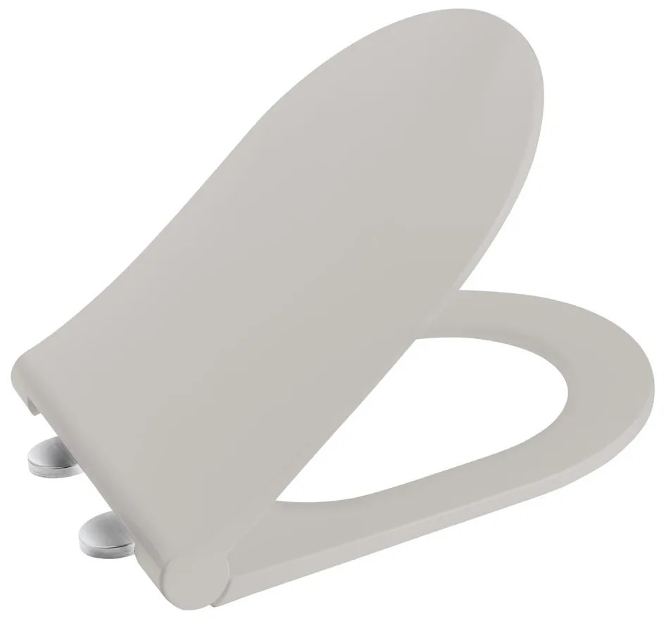 Sapho Sapho, AVVA Slim WC sedátko s pomalým zatváraním, latte matná, 100787-114