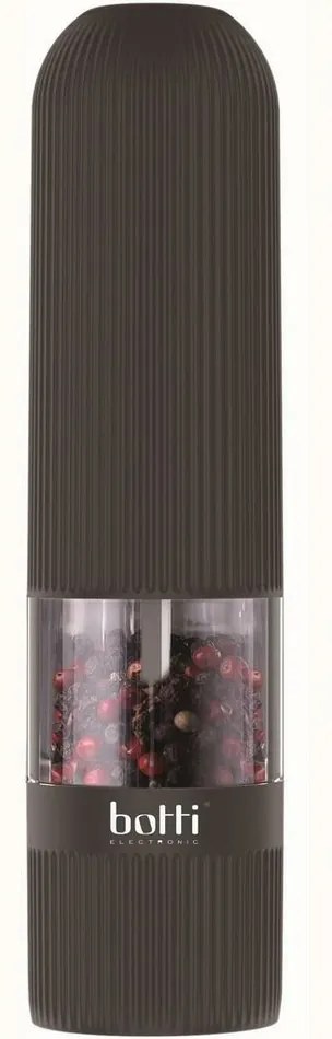 Botti Elektrický mlynček na korenie Trado, čierna