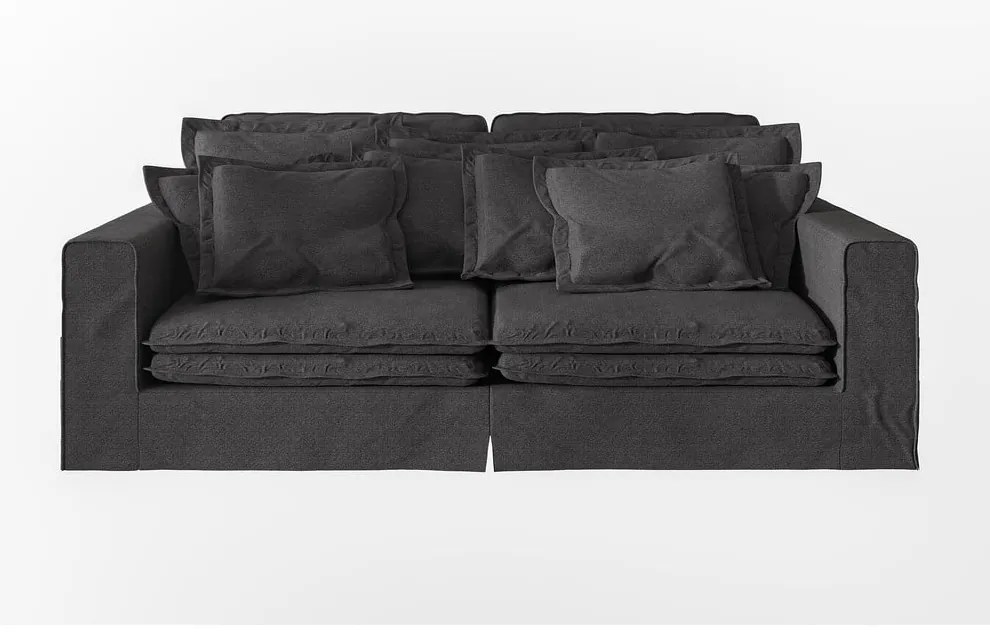 Čierna pohovka 236 cm Nora – Ropez