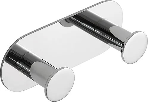 Bemeta Design EASY: Vešiak, s 2 háčikmi, lesk - 163106371