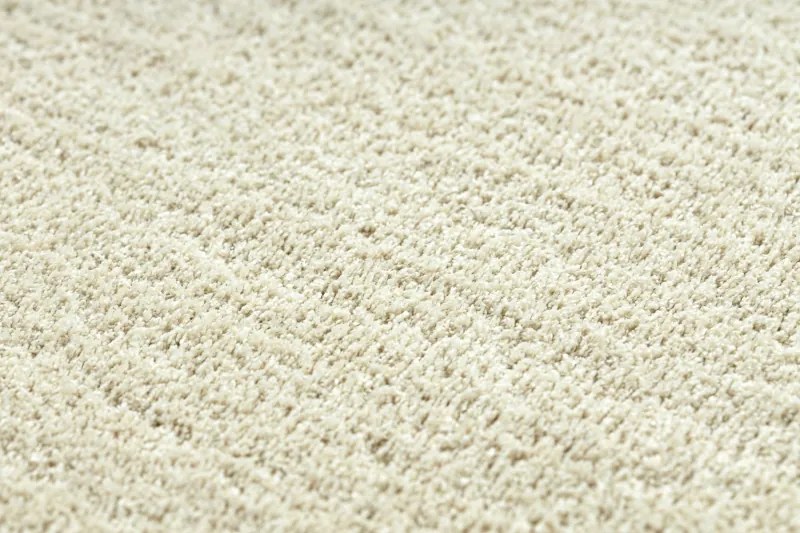 Moderný okrúhly koberec LATIO 71351056, prateľný,  krémový