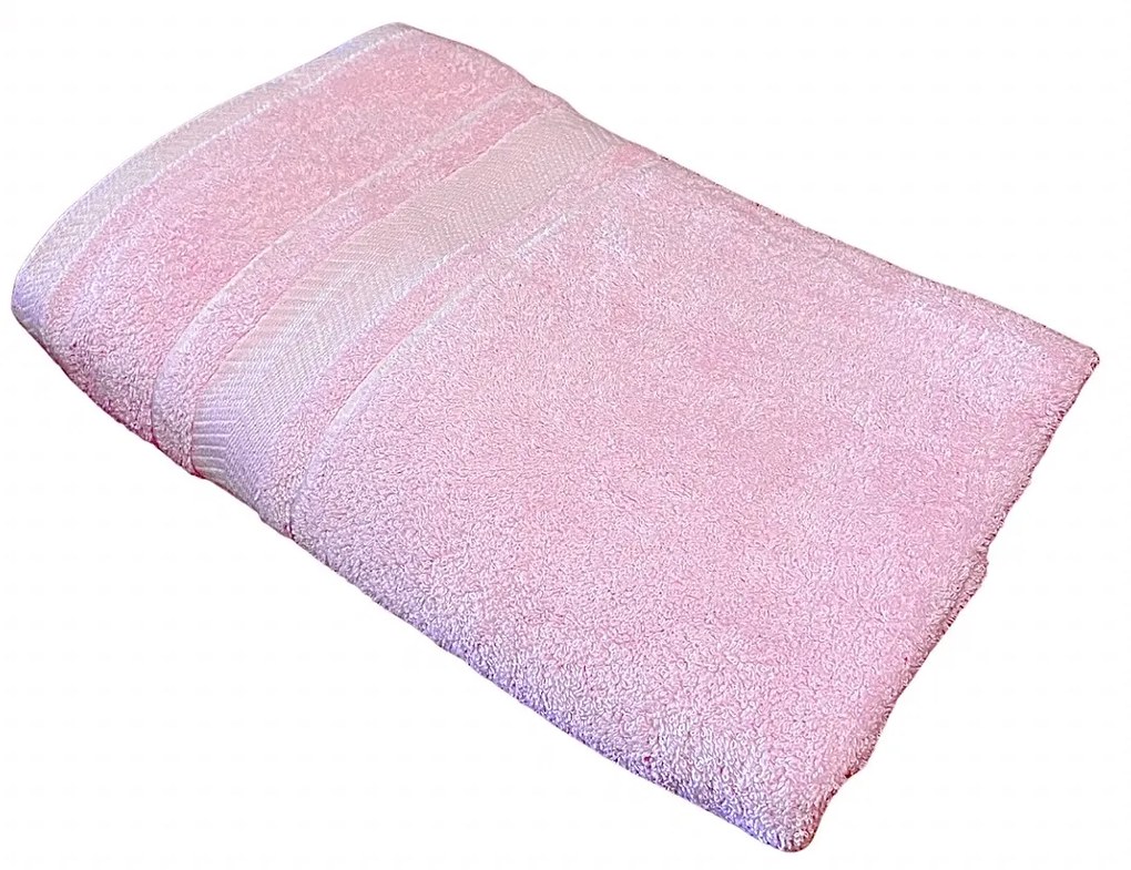 Froté uterák deluxe Monako ružový 50 x 90 cm TiaHome