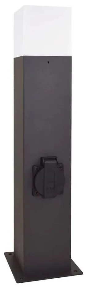 Vonkajšia lampa so zásuvkou NEW YORK 1xE27/12W/230V IP44