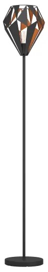 Eglo 49994 - Stojacia lampa CARLTON 1 1xE27/60W/230V