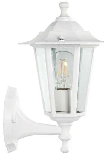 EGLO 22463 - vonkajšie nástenné svietidlo LATERNA 5 1xE27/60W biela