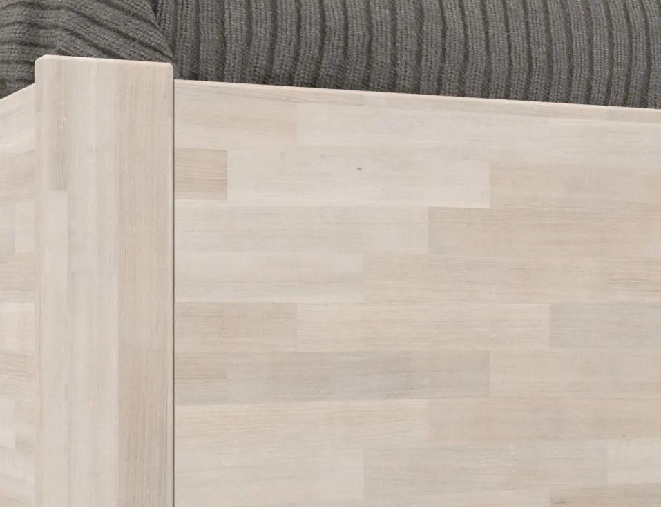 Posteľ s úložným priestorom Fava Box 180x200 cm, bielený buk