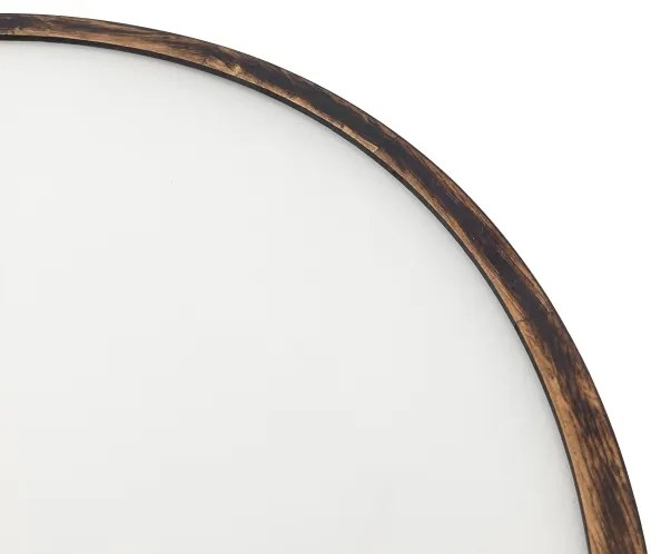 Stropné svietidlo OAK SMOKY 3xE27/15W/230V, pr. 47,5 cm, dub/tmavohnedá