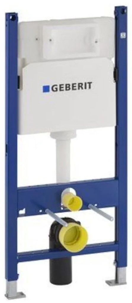 Geberit Geberit, závesný set pod omietku Duofix Delta + závesná WC misa Desna s toaletným sedadlom z duroplastu, Vortex splachovanie, biela lesklá, LAV-SETDESNAGEB