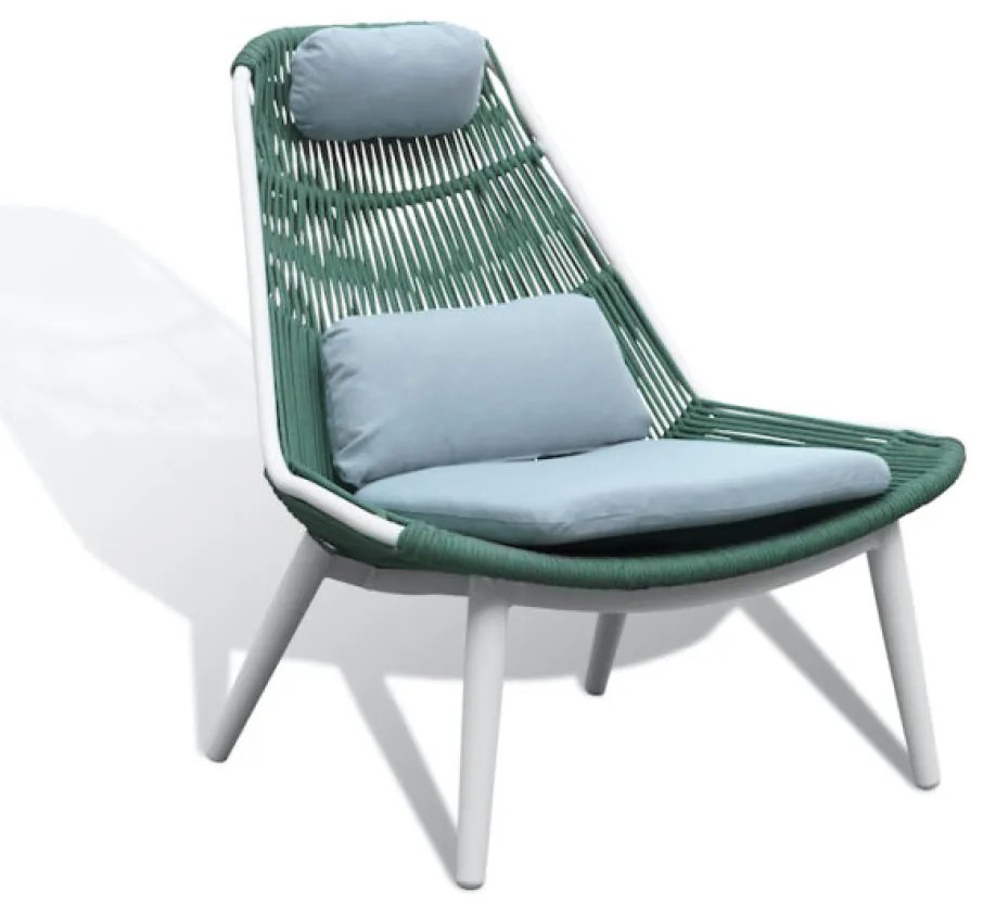 COMO lounge kreslo white