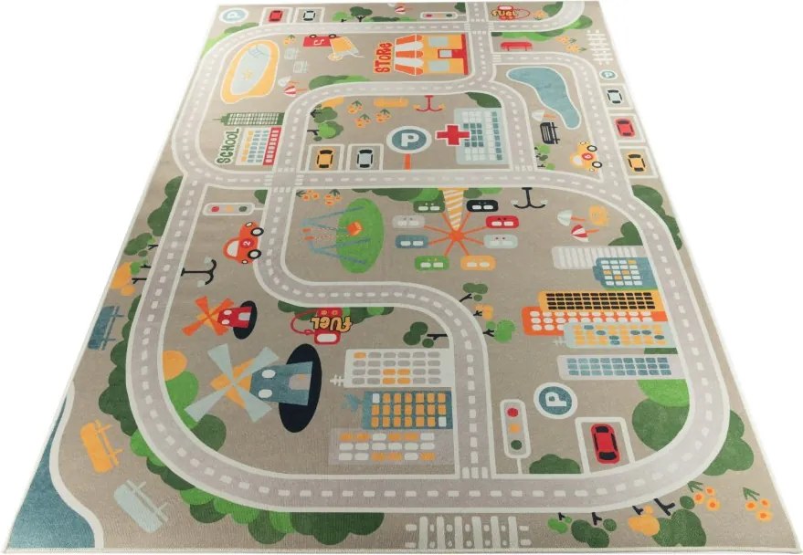 TA Koberec KIDS-46 KRYŠTÁLOVÁ POTLAČ Rozmer: 180x250 cm