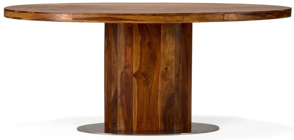 furniture-nabytek.cz - Masivní jídelní stůl Cubus z palisandru, lakovaný, hnědý – 180×100×75 cm