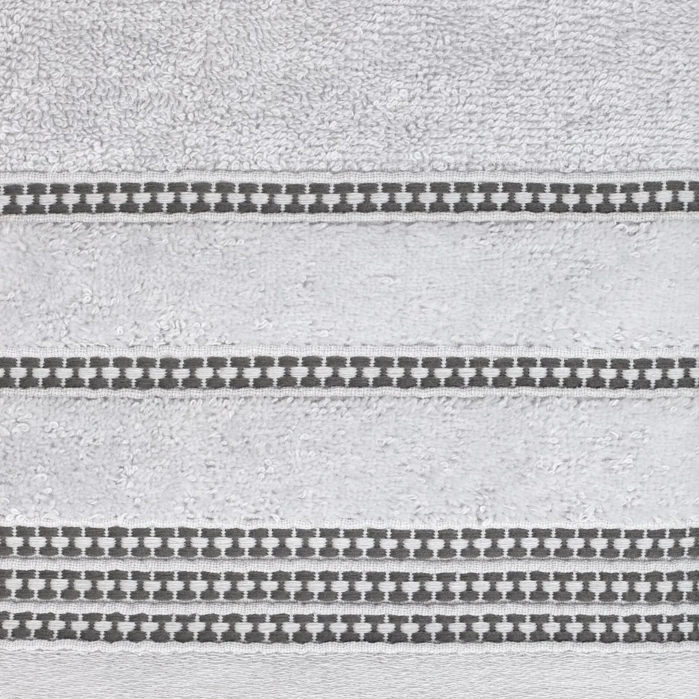 BAVLNENÝ UTERÁK AMANDA3 SADA 3KS 70X140 CM STRIEBORNÁ