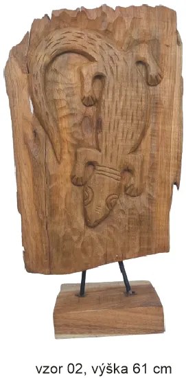 wood relief BALI WF02