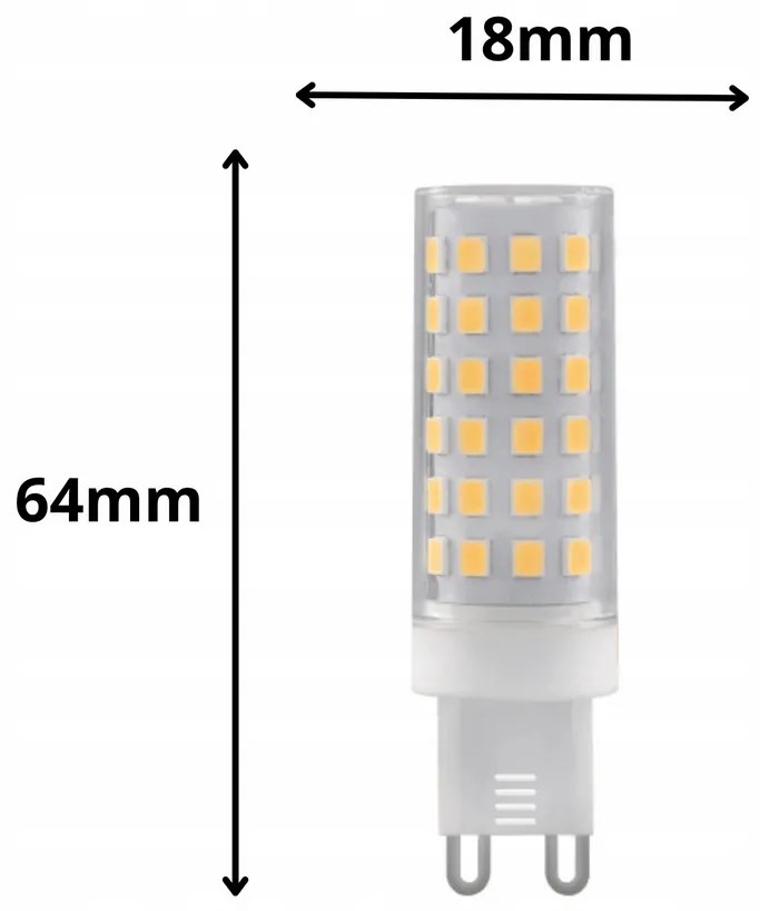 ECOLIGHT LED žiarovka G9 7W neutrálna biela