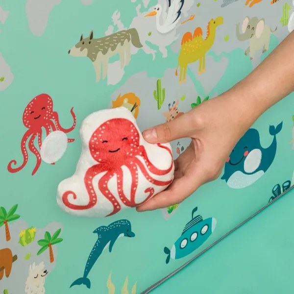 Lionelo - Hracia ohrádka MILLE Šedozelená