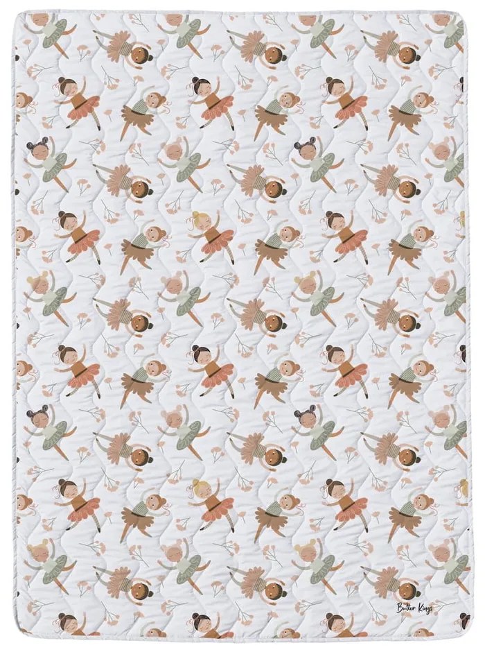 Prešívaná deka a obliečka na vankúš v súprave z bavlneného saténu 140x200 cm – Butter Kings