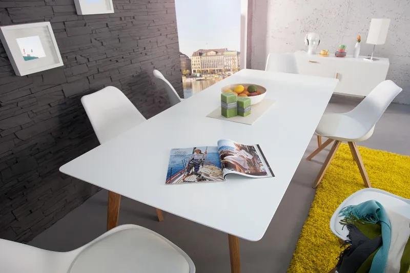 Jedálenský stôl Scandinavia 200cm biely