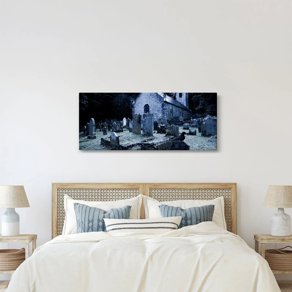 Obraz - Temná noc (120x50 cm)