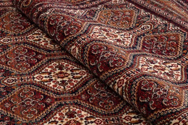 Koberec KESHAN, strapce 1256/53578 bordový / béžový