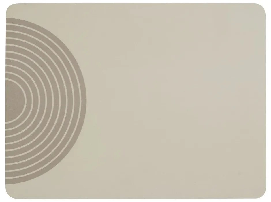 Béžová gumová odkvapkávacia podložka na riad 40x30 cm Dima – Wenko