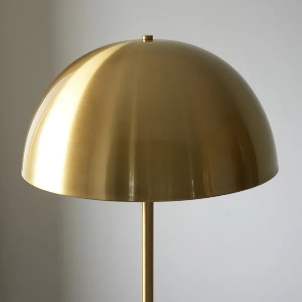 Endon 114208 - Stojacia lampa BERTOIA 1xE27/10W/230V mosadz