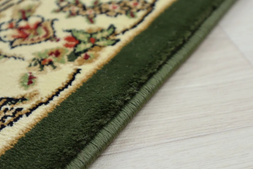 Berfin Dywany, Koberec behúň na mieru Anatolia 5378 Y (Green), šíre 120 cm, zelená, chodba / predsieň