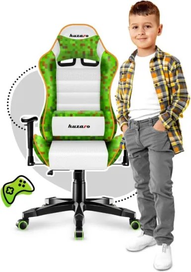 Detská herná stolička Ranger 6.0 Pixel White