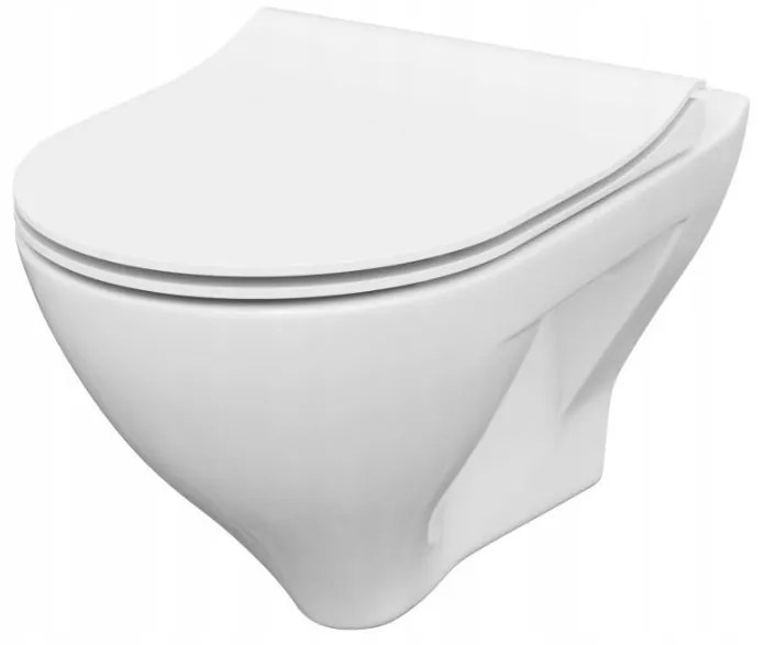 Cersanit Mille CleanOn, závesná wc misa bez sedátka, biela, K675-008