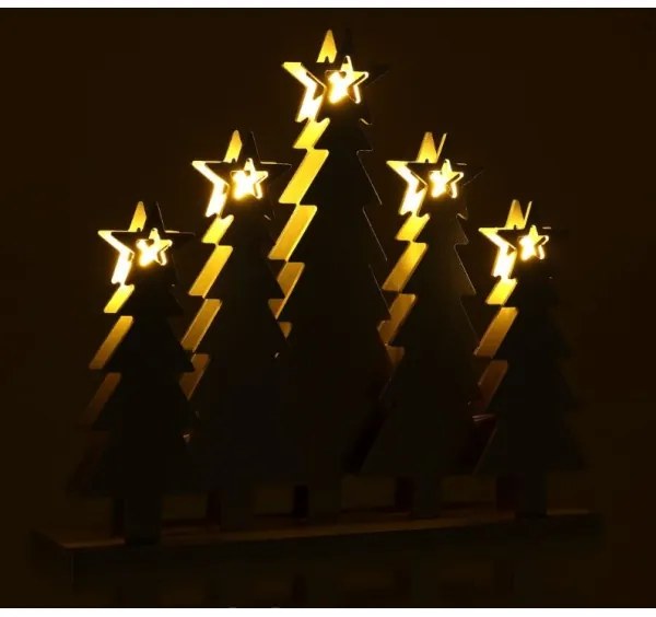 Retlux - LED Vianočná dekorácia LED/2xAAA stromčeky
